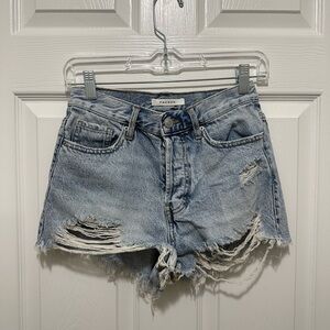 Pacsun light wash jean shorts